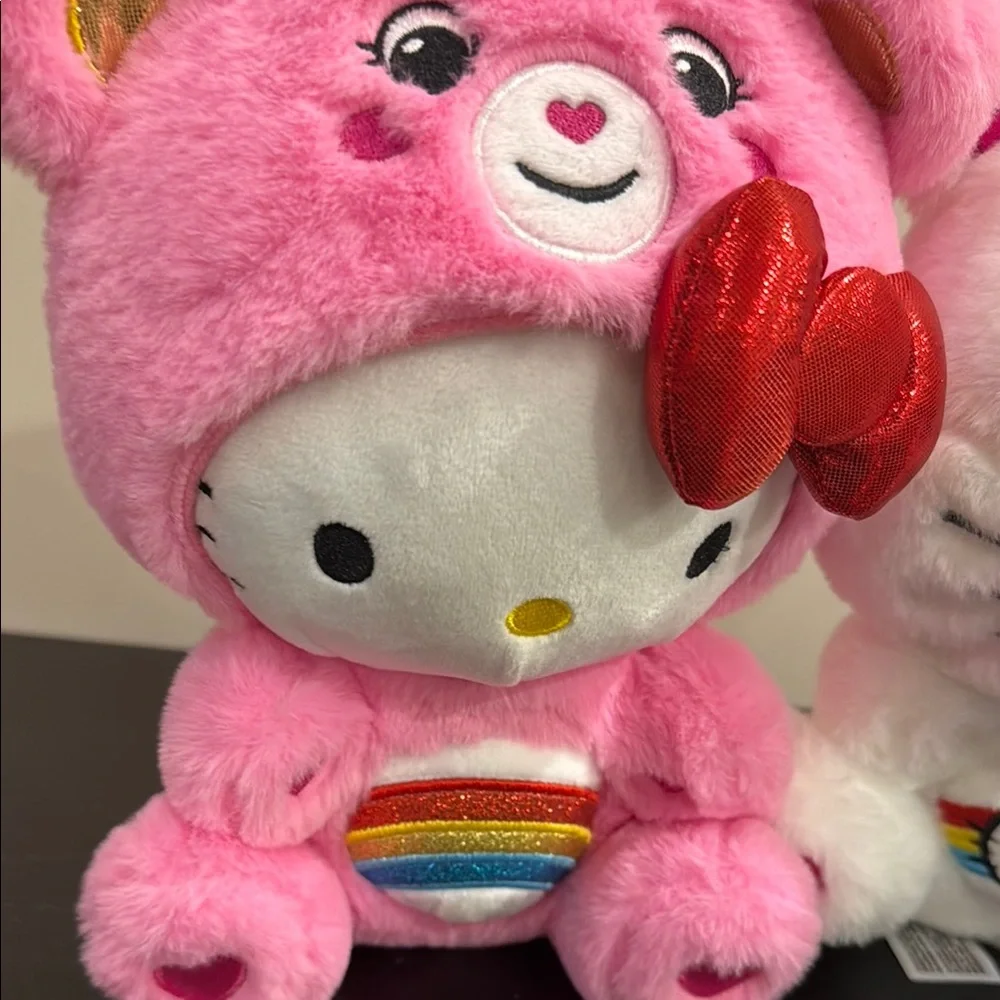 Care Bears Hello Kitty and cheer bear combo! Like new!